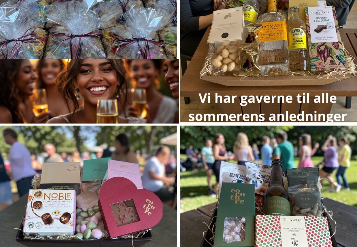 Sommer gavekurve og gaver til alle sommerens anledninger