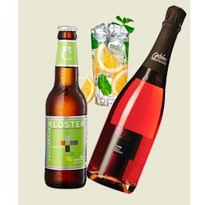 Gaver med øl, vin & spiritus