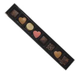 Fyldte chokolader i gaveske PR Chokolade 8 stk.