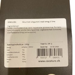 Cocoture vingummi med smag af lime