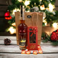 Danish Navy julegave med marcipan juletr