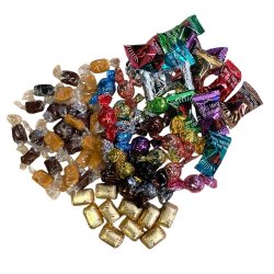 Gavekurv fyldt med flowpakket sde lkkerier