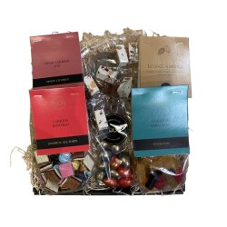 Gavekurv med Finsk sd lakrids og chokolade