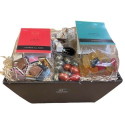 Gavekurv med Finsk sd lakrids og chokolade