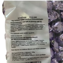 Chokoladekugle lilla - 1 stk. 