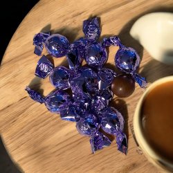 Chokoladekugle lilla - 1 stk. 