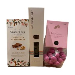 Gave med lakrids, chokolade og wienermandler