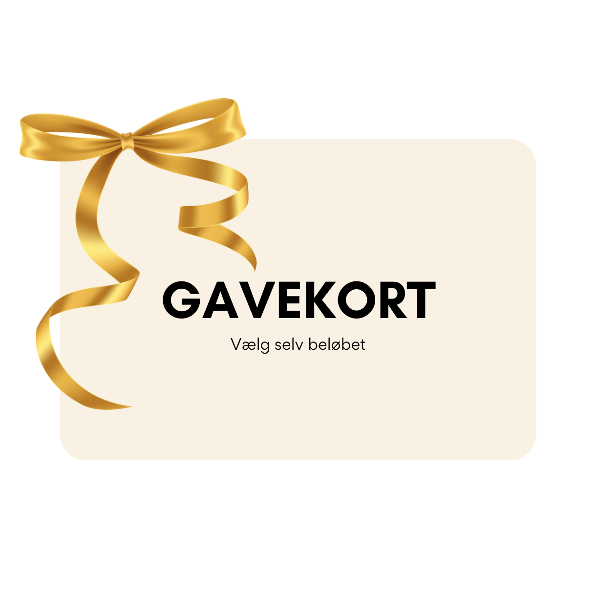 Gavekort (vlg selv belb)