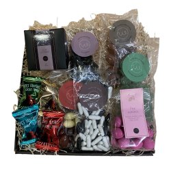 Gavekurv med candy cube slik og lkkerier