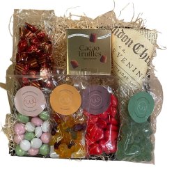 Gavekurv - chokoladehjerter