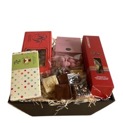 Gavekurv med karameller og chokolade - s�de fristelser