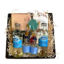 Gavekurv med mini gin og slow cooked lakrids