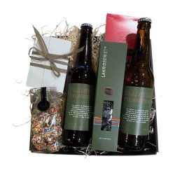 Gavekurv med gourmet pilsner og lkkerier