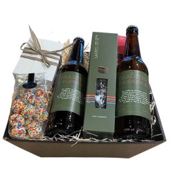 Gavekurv med gourmet pilsner og lkkerier