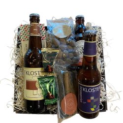 Gavekurv med l og rustne sm 