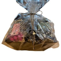 Gavekurv med portvin og chokolade