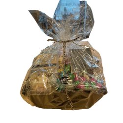 Gavekurv med slik, luksus lakrids og chokolade