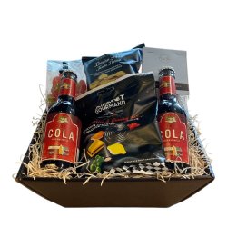 Gavekurv med cola fra Thisted Bryghus