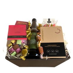 Gavekurv med Dansk speciall-lakrids og chokolade 