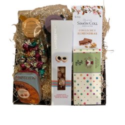 Gavekurv - Praktikanten Pernilles med chokolade