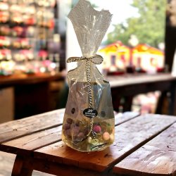 Gavepakke med chokolade mandler 