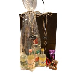 Mini gin i gavepakke  med Italiensk Kapriol