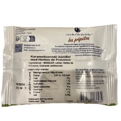 Karamelliserede mandler med krydderurter