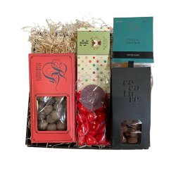 Gavekurv med hjerter og solb�r karameller