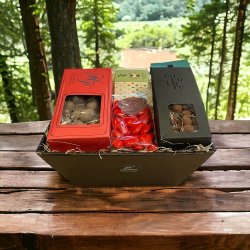 Gavekurv med hjerter og solb�r karameller