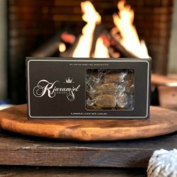 Kjaramjelfabrjkken- Karamel med lakrids