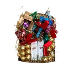 Lille ren chokolade gavekurv