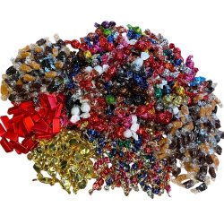 Luksus dele gavekurv med chokolade, bolsjer og nougat