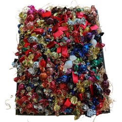 Luksus dele gavekurv med chokolade, bolsjer og nougat