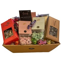 Gavekurv - Luksus slik og chokolade 