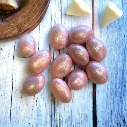 Mandler dragee med hvid chokolade