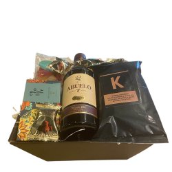 Gavekurv med Abuelo rom og kaffe
