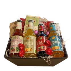 Hygge gavekurv med Thy sodavand