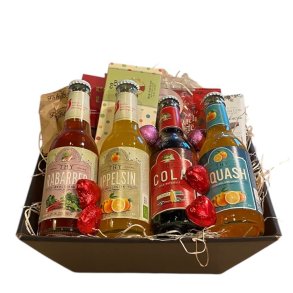 Hygge gavekurv med Thy sodavand