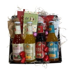 Hygge gavekurv med Thy sodavand