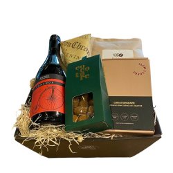 Gavekurv med kaffe og Spansk vin