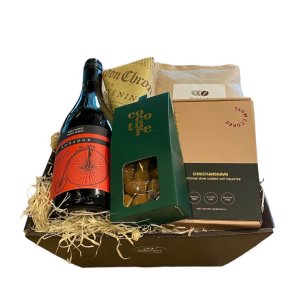 Gavekurv med kaffe og Spansk vin