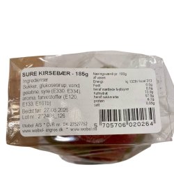 Sure kirsebr vingummi