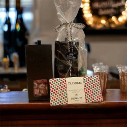 Tillykke gavepakke med vingummi og chokolade