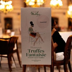 Paris Chic chokoladetrfler med hasselnd