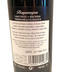 Bayanegra Tempranillo Elegance