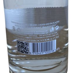 Vodka: Dannebrog vodka handcrafted vintage edition 40% 70cl
