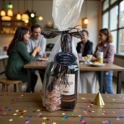 Gavepakke med Kvalitetsrom &amp; Luksuschokolade 