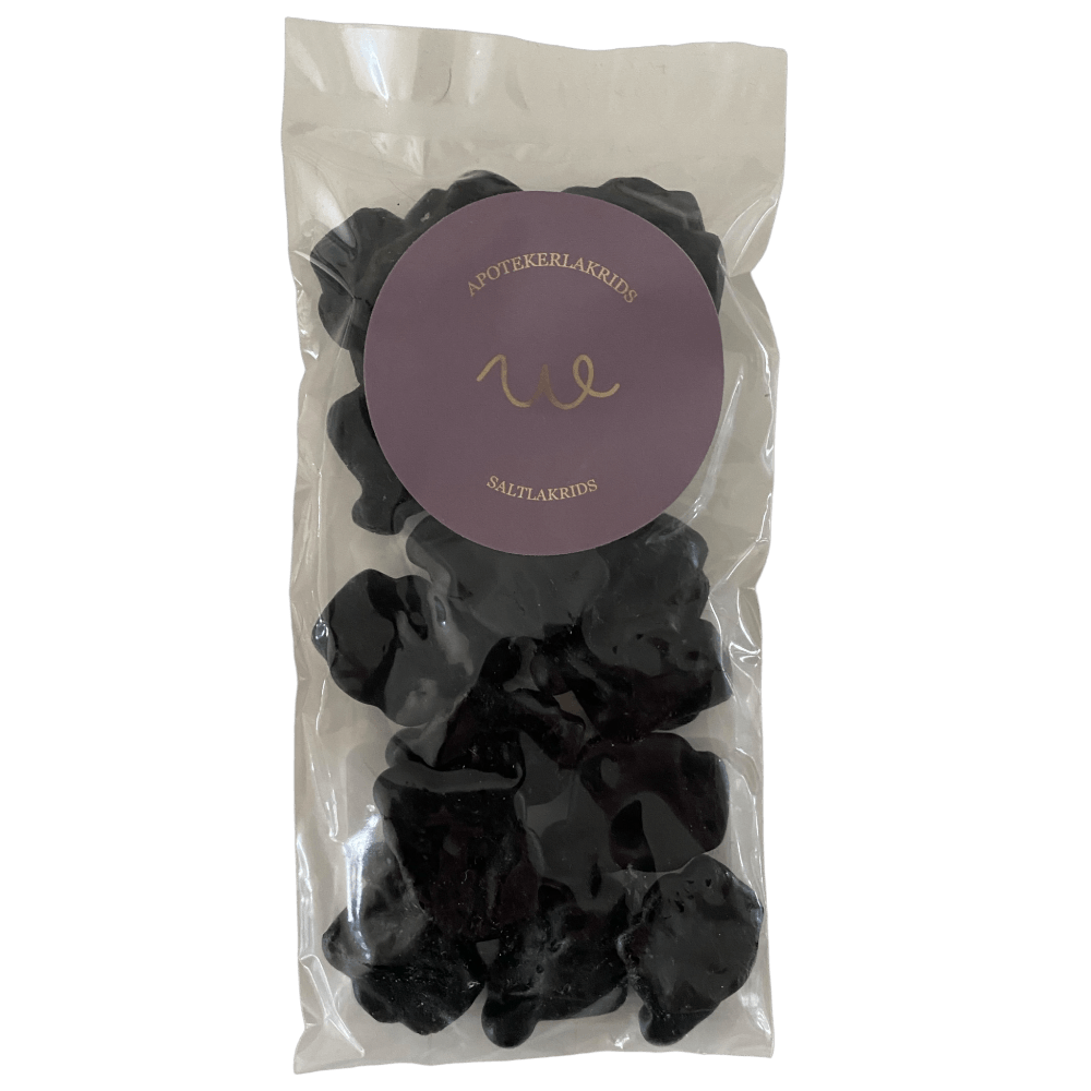 Lakrids: Weibel apoteker s�d salt lakrids 95g