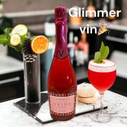 Aviva - Magisk mousserende glimmer ros