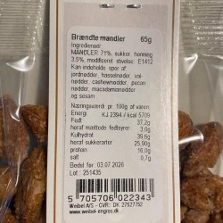 Brndte mandler -Winter edition